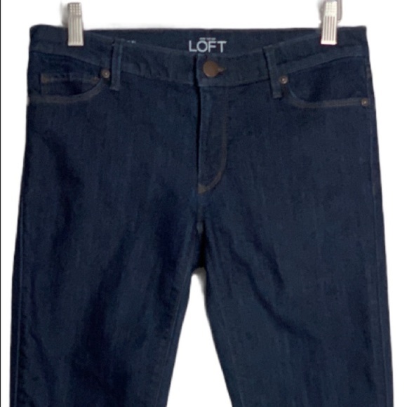 Ann Taylor Loft modern skinny jean dark rinse 4T - Picture 10 of 11